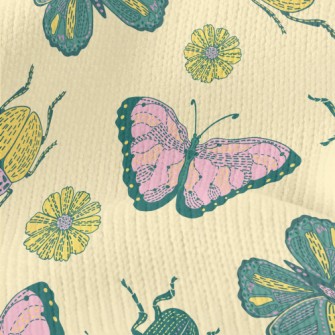 Butterfly Flower Beetle Stretch Jersey