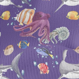 Fierce Creatures Under The Sea Stretch Jersey