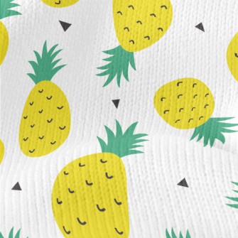 Pretty Plump Pineapple Stretch Jersey
