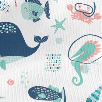 Lantern Fish Stingray Turtle Stretch Jersey