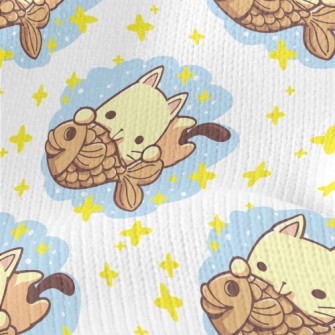 Cats Love To Eat Taiyaki Stretch Jersey