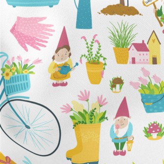 Field Style Gardening Decorati Lightweight Cotton Poplin