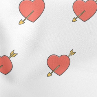 Heart-piercing Arrow Heart Lightweight Cotton Poplin