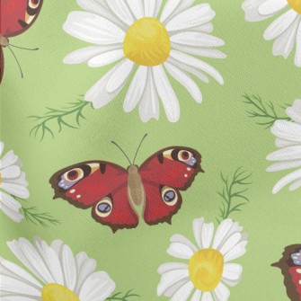Bright Beautiful Butterfly Lightweight Cotton Poplin