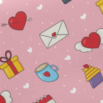 Love Valentine&#39;s Day Midweight Cotton Poplin