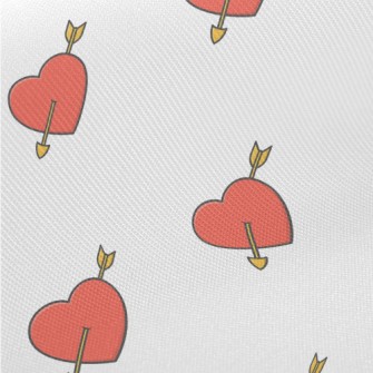 Heart-piercing Arrow Heart Midweight Cotton Poplin