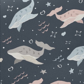 Huge Whale Midweight Cotton Poplin