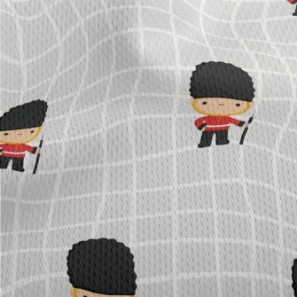 Small And Cute Royal Guard Athletic Mesh Flat Back