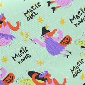 American Graffiti Witches And  Midweight Cotton Poplin