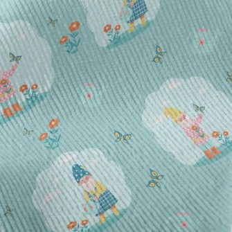 Gnome Planting Garden Standard Corduroy