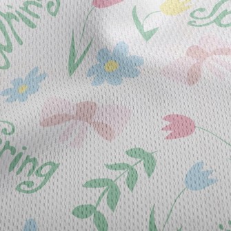 Fantasy Bow Garden Athletic Mesh Flat Back
