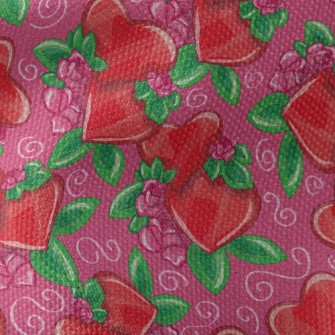 Bright Love Flowers Waterproof Canvas