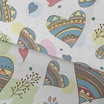 Ethnic Style Love Waterproof Oxford