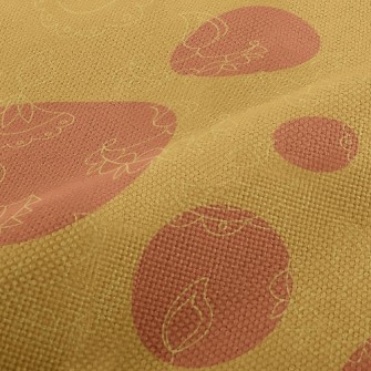 Large Polka Dot Feather Performance Linen