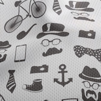 Men's Related Products Athletic Mesh Flat Back