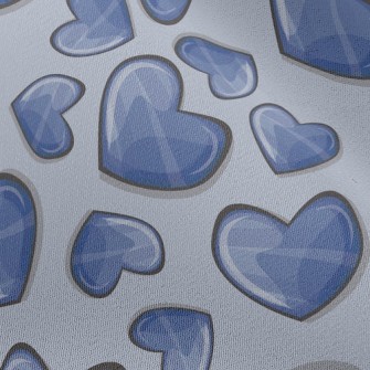 3D Cute Heart Chiffon