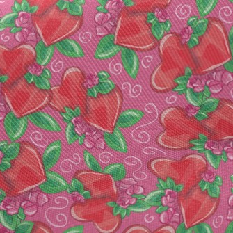 Bright Love Flowers Twill