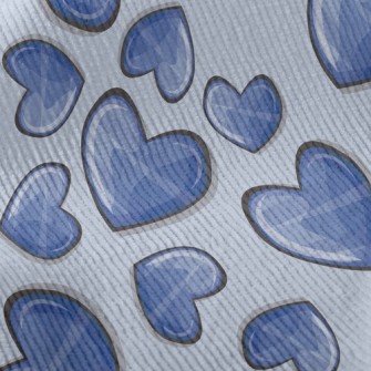 3D Cute Heart Standard Corduroy
