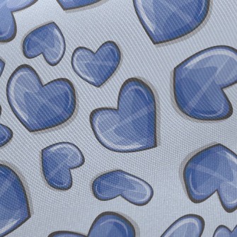 3D Cute Heart Twill
