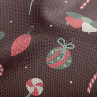 Essential Christmas Decoration Athletic Mesh Flat Back