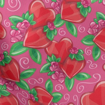 Bright Love Flowers Stretch Ponte