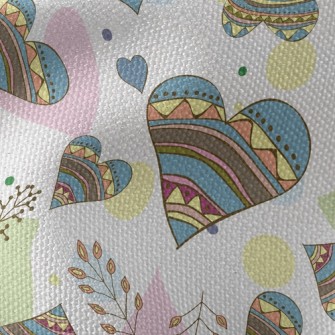 Ethnic Style Love Waterproof Canvas