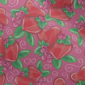 Bright Love Flowers Chiffon