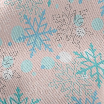 Christmas Snowflakes Standard Corduroy