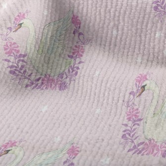 Beautiful Wreath Of Swans Terry