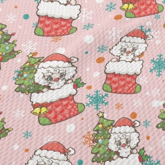 Santa In Disguise Birdseye Piqué