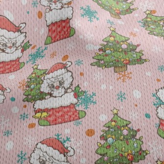 Santa In Disguise Athletic Mesh Flat Back