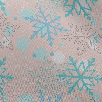 Christmas Snowflakes Chiffon