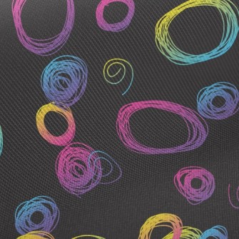 Fluorescent Gradient Circle Twill