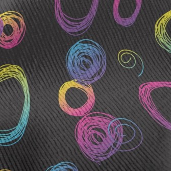 Fluorescent Gradient Circle Standard Corduroy