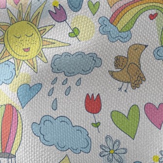 Beautiful Fairy Tale Sky Waterproof Canvas