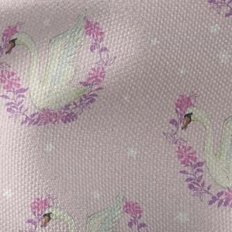 Beautiful Wreath Of Swans Waterproof Canvas