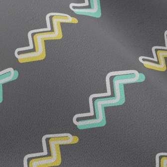 Two-color Winding Staircase Chiffon