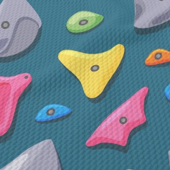 Rock Climbing Stones Birdseye Piqué