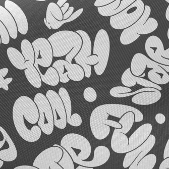 Pop Style Expanded Text Twill
