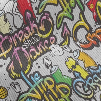 Hip Hop Personality Graffiti Standard Corduroy