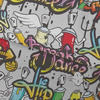 Hip Hop Personality Graffiti Waterproof Oxford