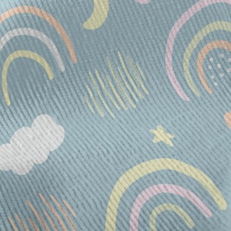 Fairy Sky Rainbow Standard Corduroy