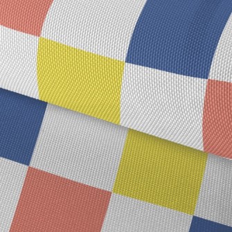 Colorful Arrangement Grid Waterproof Oxford