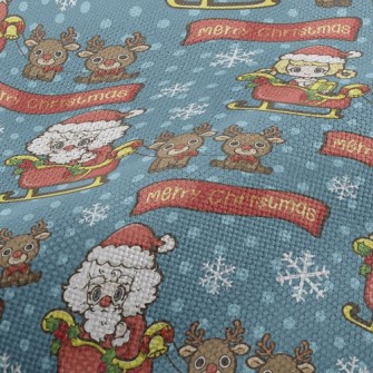 Christmas Girl Giving Gifts Performance Linen