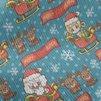 Christmas Girl Giving Gifts Standard Corduroy