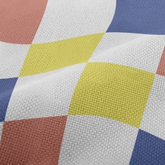Colorful Arrangement Grid Performance Linen