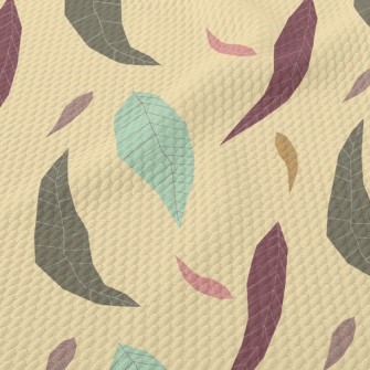 Withered Leaves In Autumn Birdseye Piqué