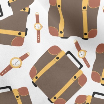 Men&#39;s Luggage Watch Micro Fleece
