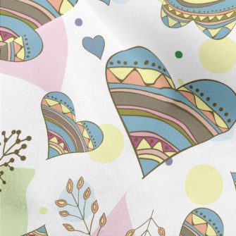 Ethnic Style Love Micro Fleece