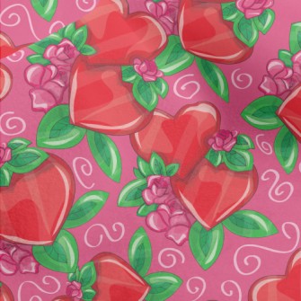 Bright Love Flowers Micro Fleece